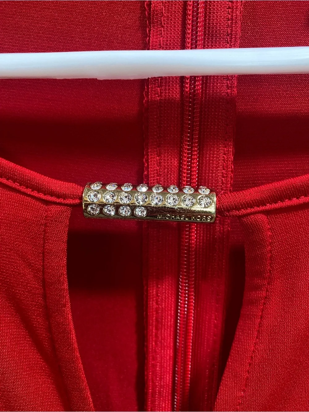 Michael Kors Red Long Sleeve Dress